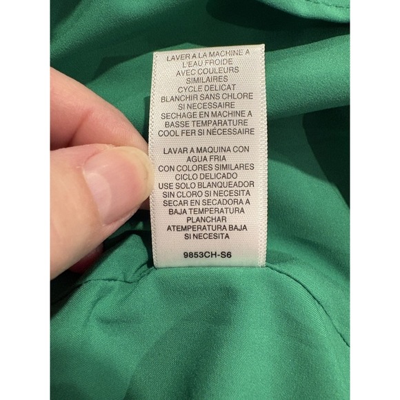 NWT Charles Henry Party Dress Womens Sz L Green Ruffle Off Shoulder 9853CH-S6 - Picture 8 of 8